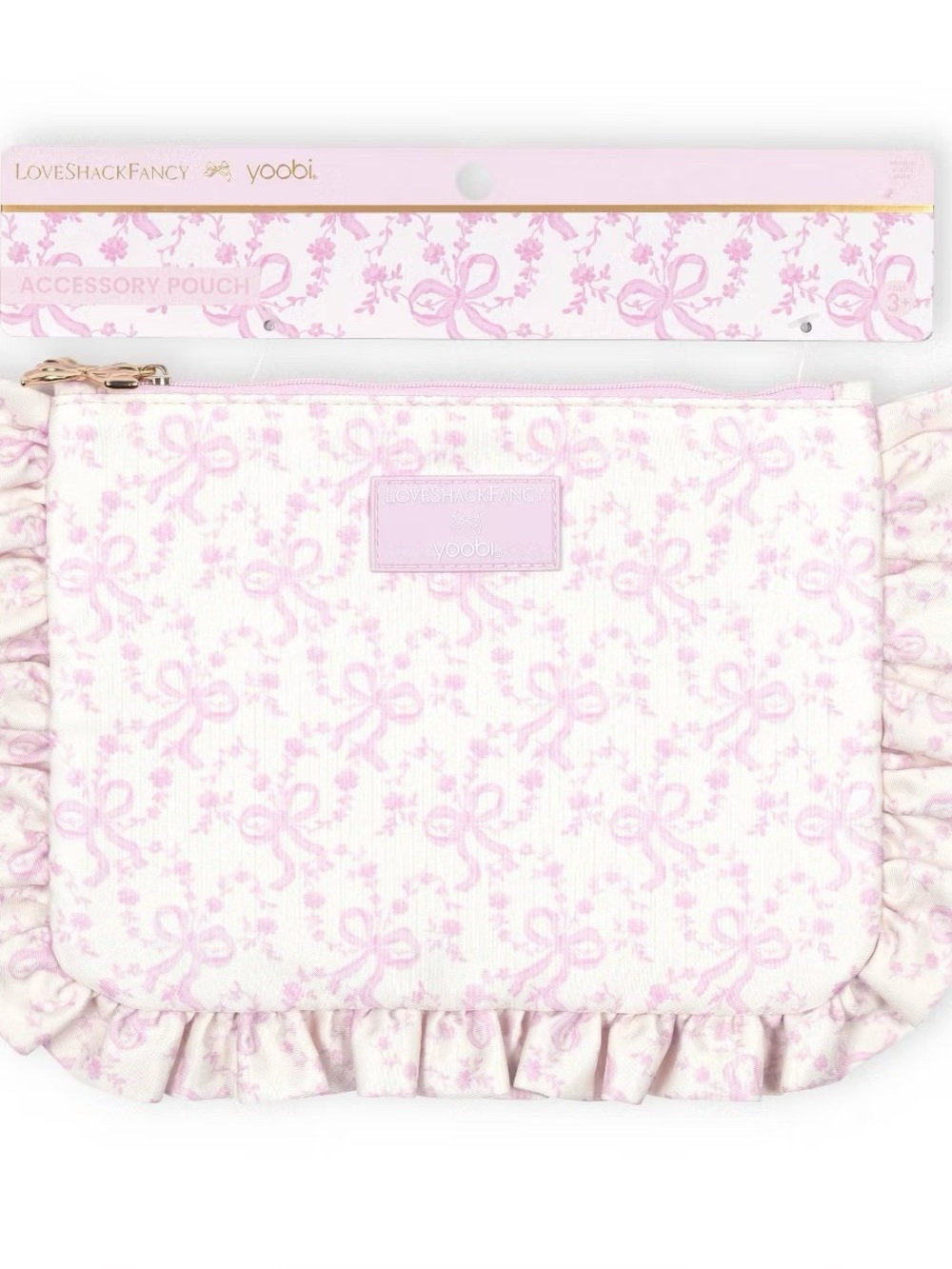 Love Shack Fancy X Target Yoobi Blooming Heirloim Pencil Case Chantilly Lace
